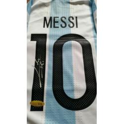 Gesigneerd Argentinie Copa America 2016 shirt Lionel Messi!