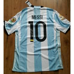 Gesigneerd Argentinie Copa America 2016 shirt Lionel Messi!