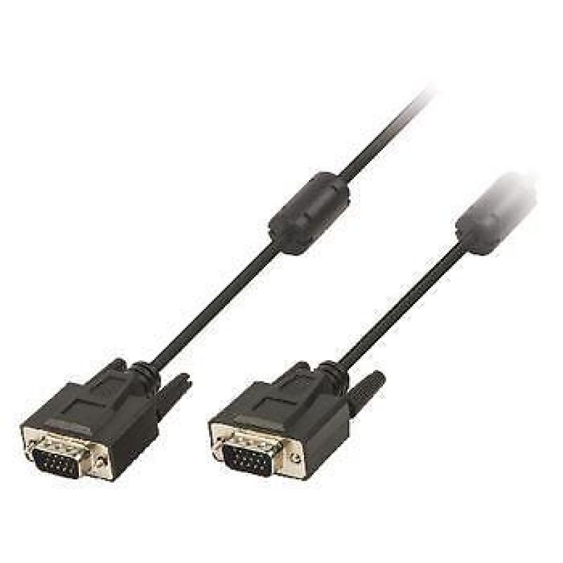 VGA kabel VGA male - VGA male 30,0 m zwart