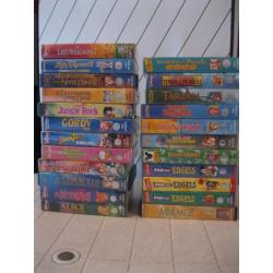 VHS Disney originele video-films 23 stuks