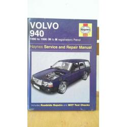 Haynes Volvo 940 service and repair manual Werkplaatsboek