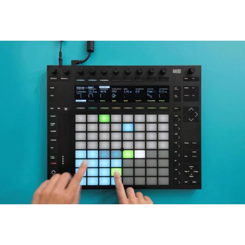 Ableton Push 2 Decksaver stofkap en mooie Ableton draagtas