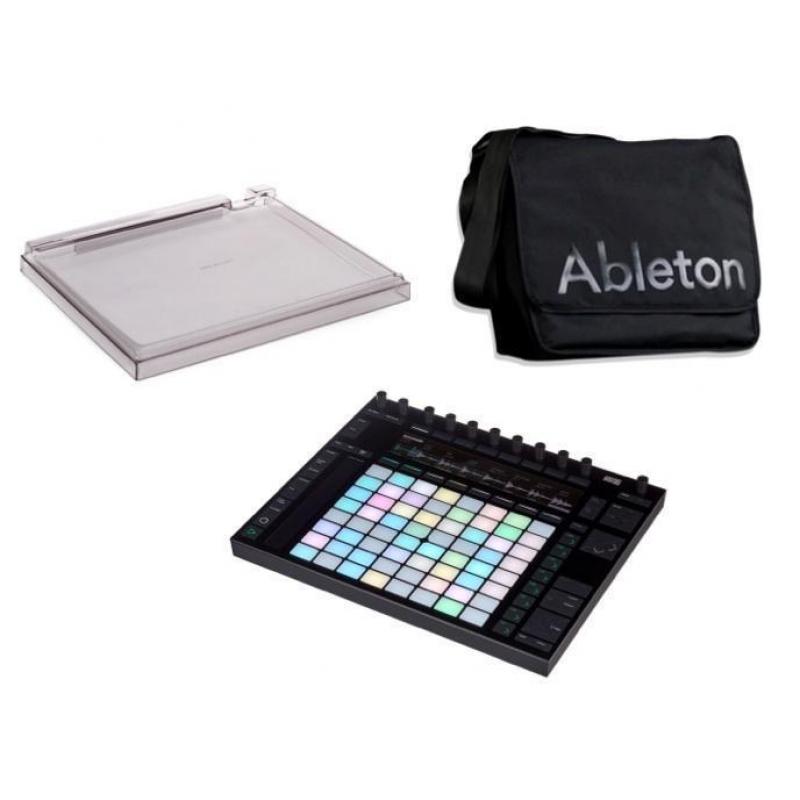 Ableton Push 2 Decksaver stofkap en mooie Ableton draagtas