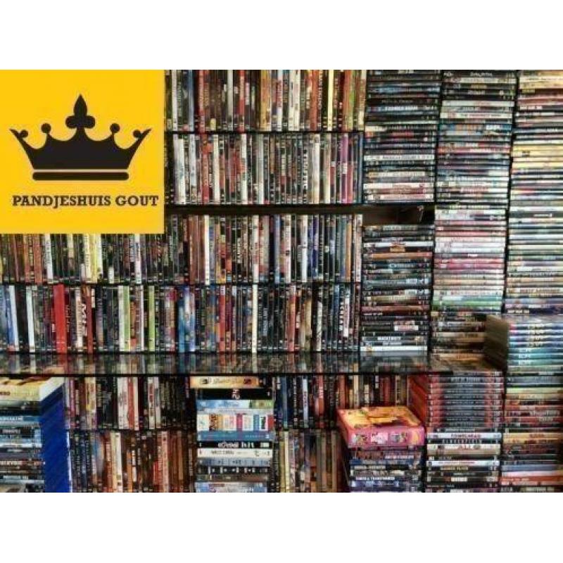Duizenden DVD's voor €0,50 bij PANDJESHUIS GOUT