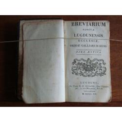 1815 Breviarium. Naslagwerk.