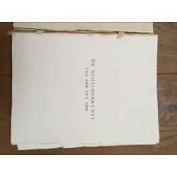 2 antieke boeken mbt Schilderkunst M.Roosen / A. plasschaert