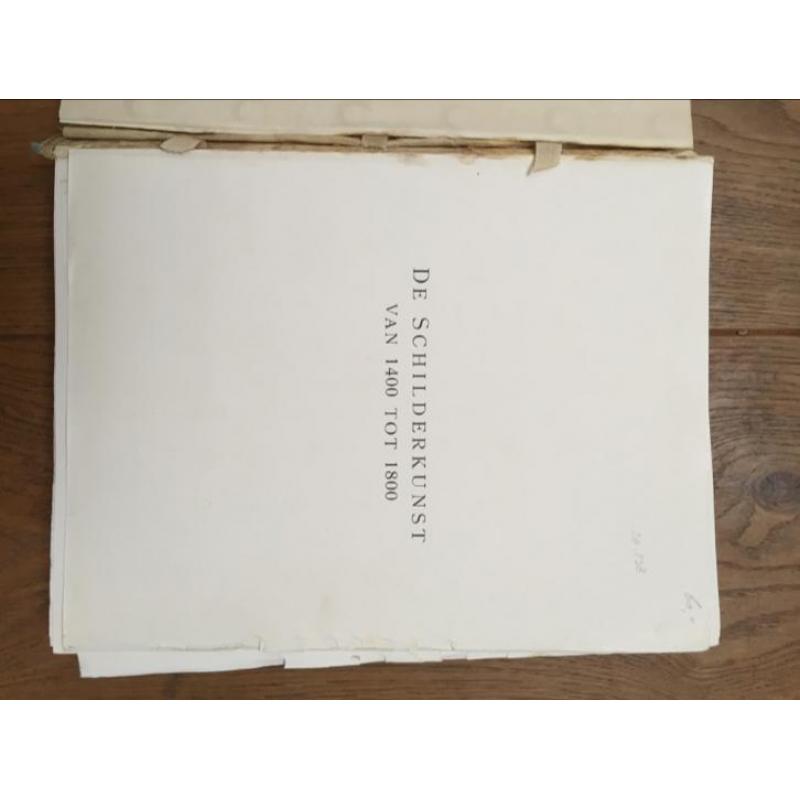 2 antieke boeken mbt Schilderkunst M.Roosen / A. plasschaert
