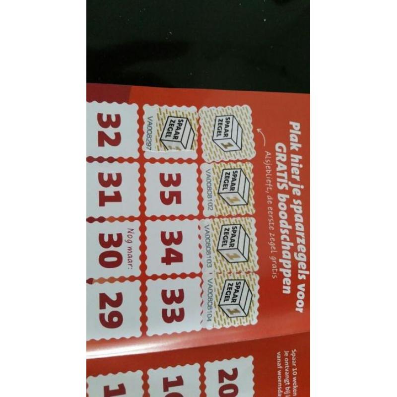 5 jumbo pakketzegels 2016