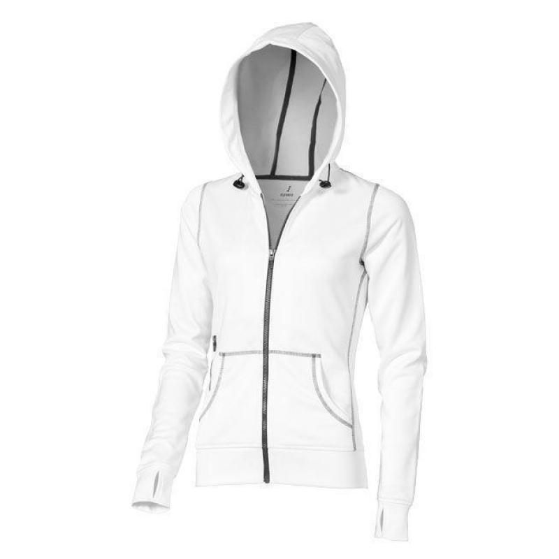 Moresby Full Zip Hooded Sweater dames model