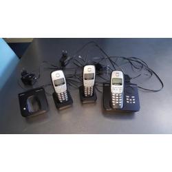 Gigaset Dectelefoons, 3 handsets met antwoordapparaat