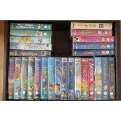 Disney VHS videobanden verzameling ongeveer 40 stuks