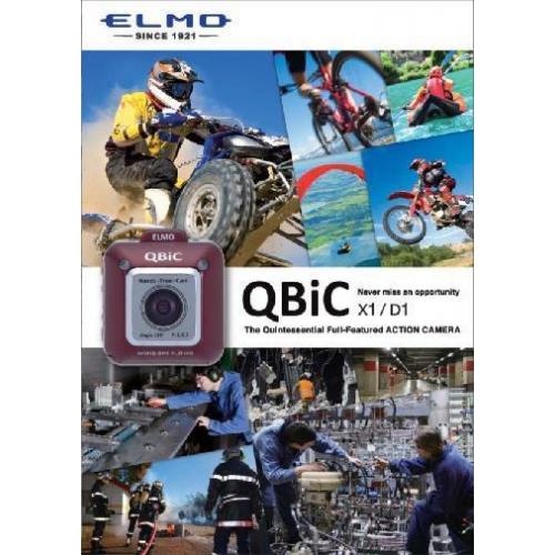 Elmo Qbic X1 Action camera cam 1080p wifi gps F2.2 waterdich