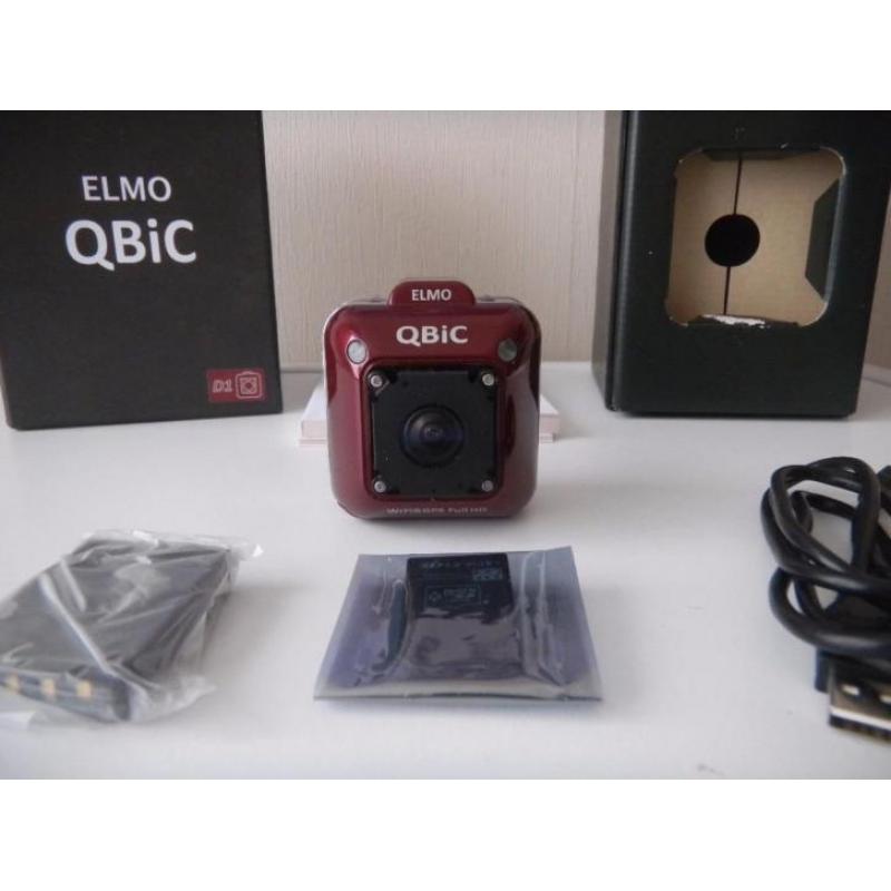 Elmo Qbic X1 Action camera cam 1080p wifi gps F2.2 waterdich