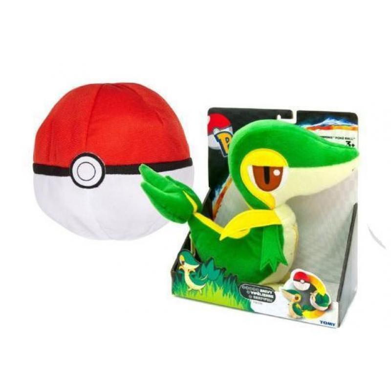 Verschillende Pokemon Knuffels met Pokeball 30 cm (Nieuw)