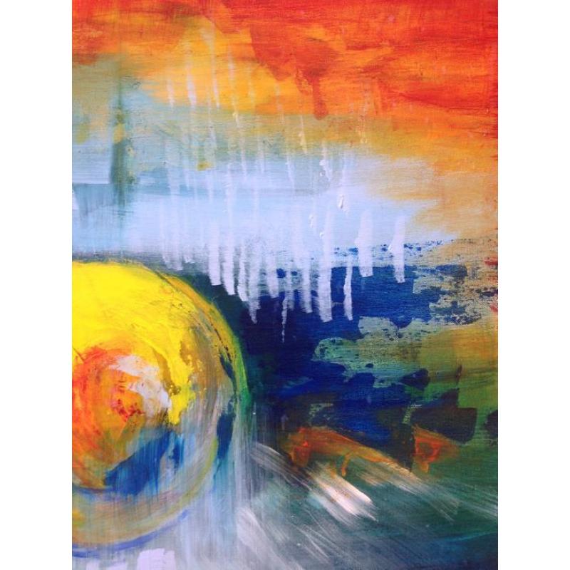 Een gouden bal, schilderij