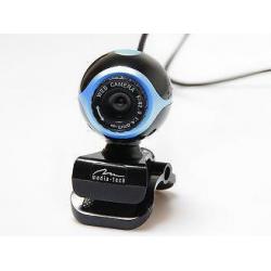 Media-Tech VGA camera in blauw met ingebouwde microfoon e...