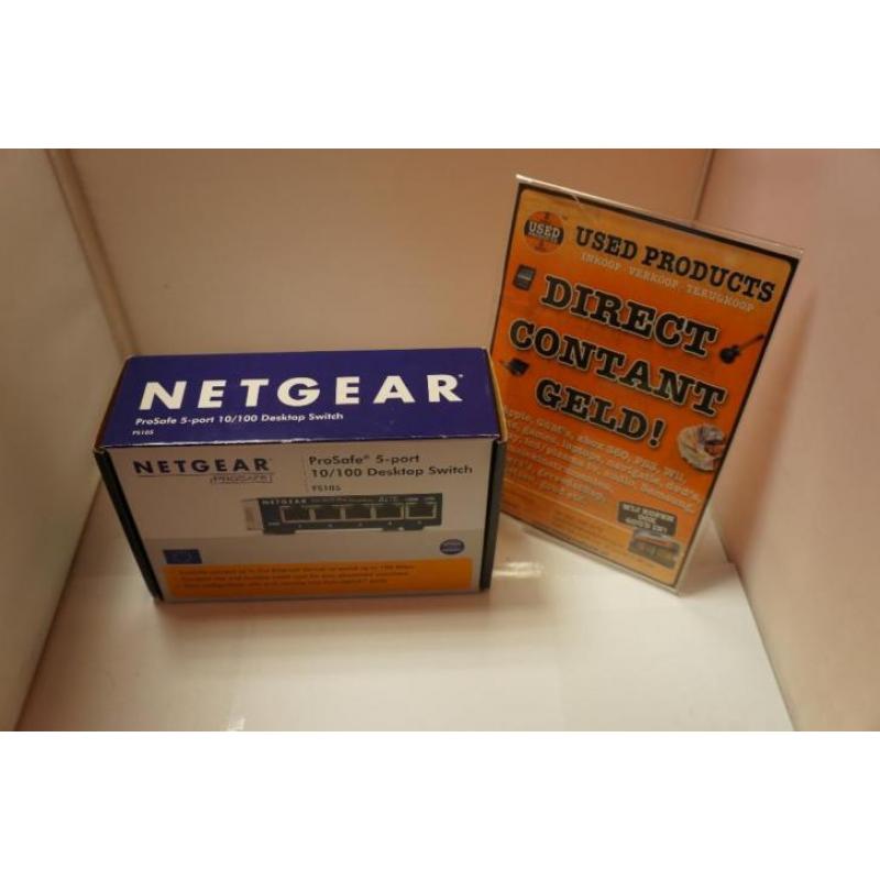 Netgear FS105 Prosafe 5-port Switch | Nieuw in doos