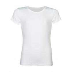Claesens - Meisjes Ronde Hals T-shirt Wit - 128