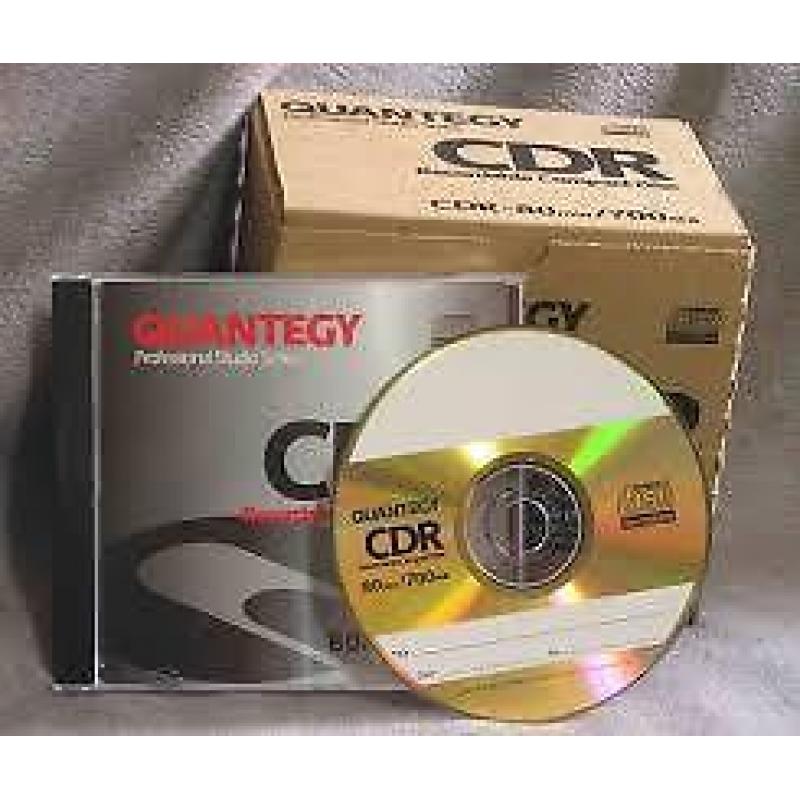 Quantegy professional audio CDR 80 / 700 - 3 boxen NIEUW'