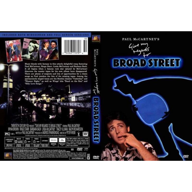 Gezocht; dvd Paul McCartney 'Give my regards to Broadstreet'