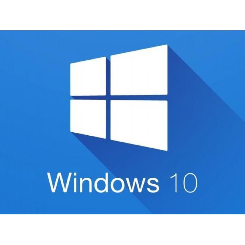 Ms windows 10 pro, home en enterprise + activatie.
