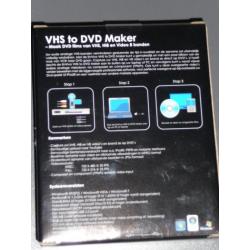 van VHS naar DVD omzetten nieuw in verpakking