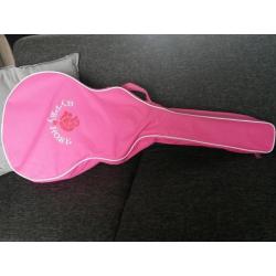 leuke mooie roze gitaar (meisje 6-10 jaar)