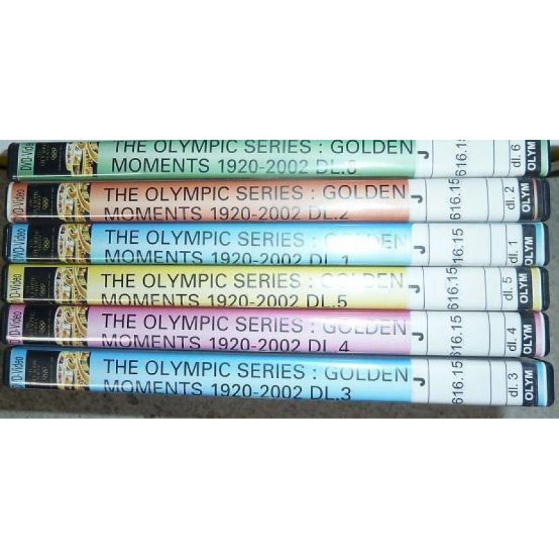 6 dvd,s The Olympics series1920 t/m 2002