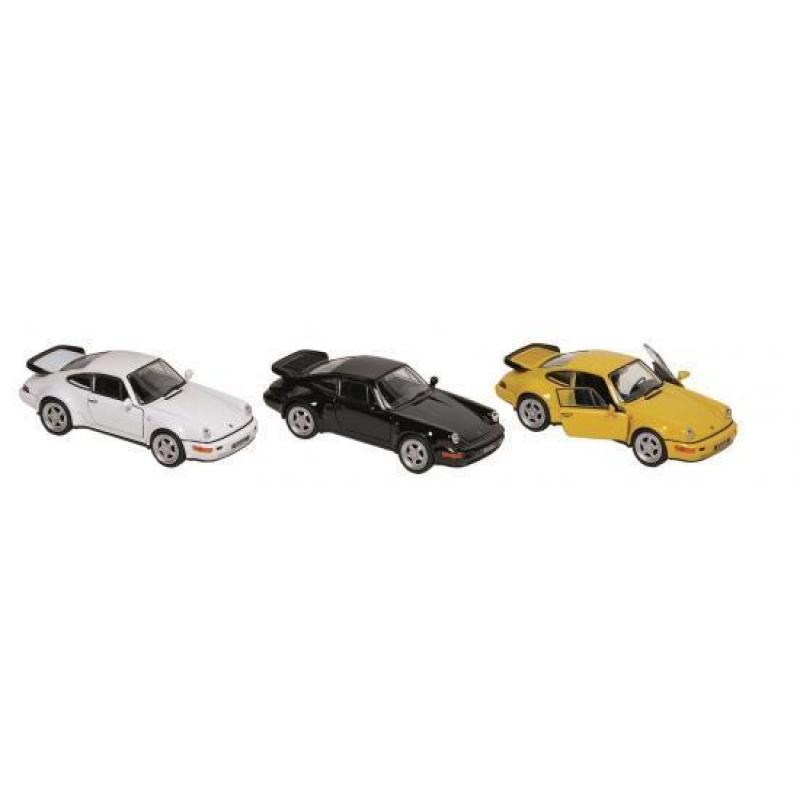 Speelgoed model auto Porsche turbo 11 cm - Modelauto