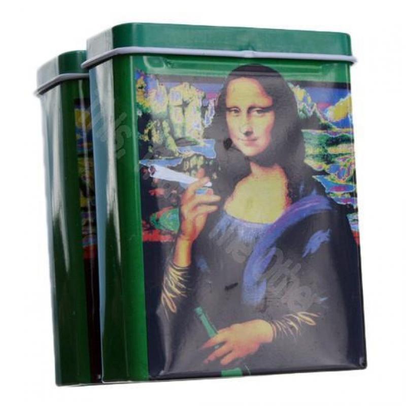 Sigarettenblikje Mona Lisa Smoking a Joint
