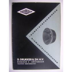 Catalogus D. Drukker & Zn Amsterdam diamant slijpschijven