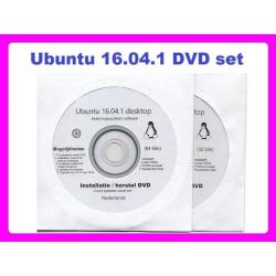 Windows Vista/7/8.1/10 alternatief: Ubuntu 16.04.1 DVD set