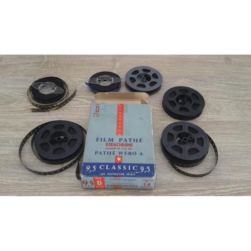 6 ROLLEN MET 9,5mm AMATEURBEELDEN CA 1960