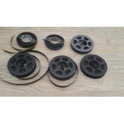 6 ROLLEN MET 9,5mm AMATEURBEELDEN CA 1960