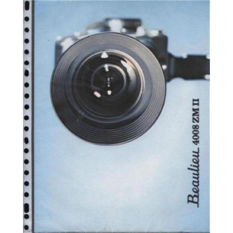 originele manual BEAULIEU 4008 mk2 camera