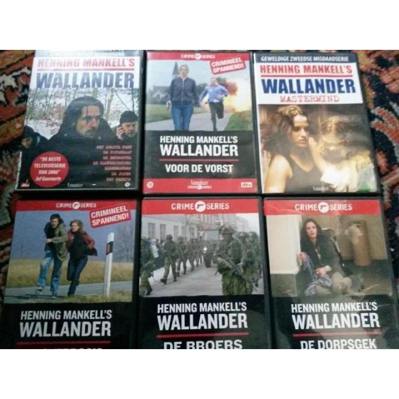 Wallander - deel 1 t/m 13 (12 dvd's)
