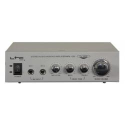 LTC MFA1200SI - Karaoke versterker 2x 50W Zilver