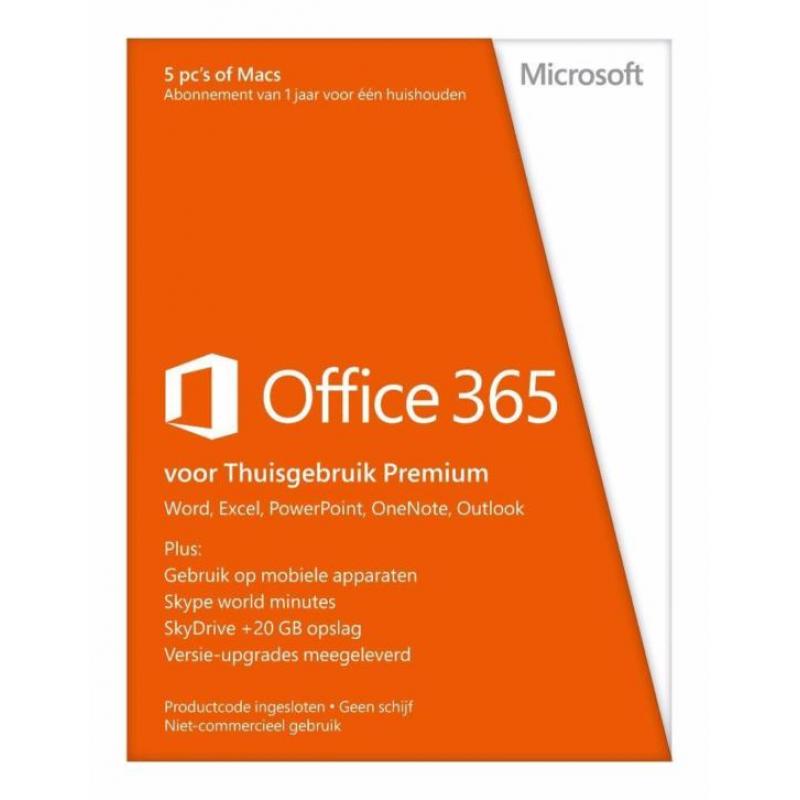 New Ongebruikt Office 365 Home Premium Voor 5 apparaten