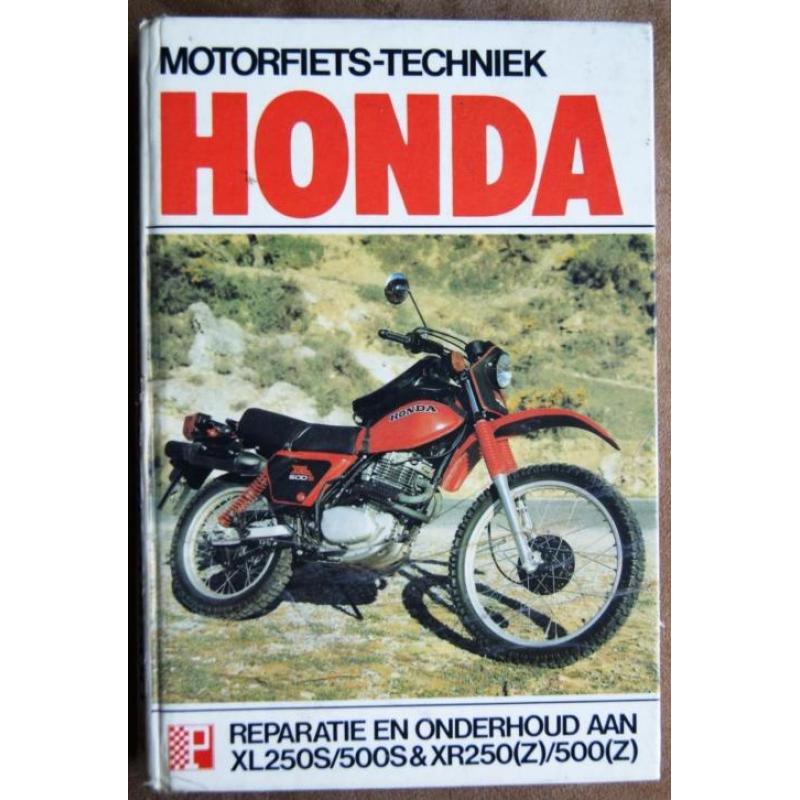 Honda XL250S / 500S & XR250(Z) / 500(Z) Nederlands boek.