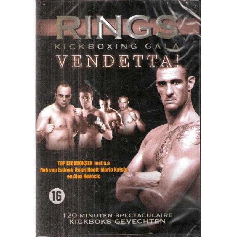 105. dvd RINGS - kickboxing gala - vendetta!