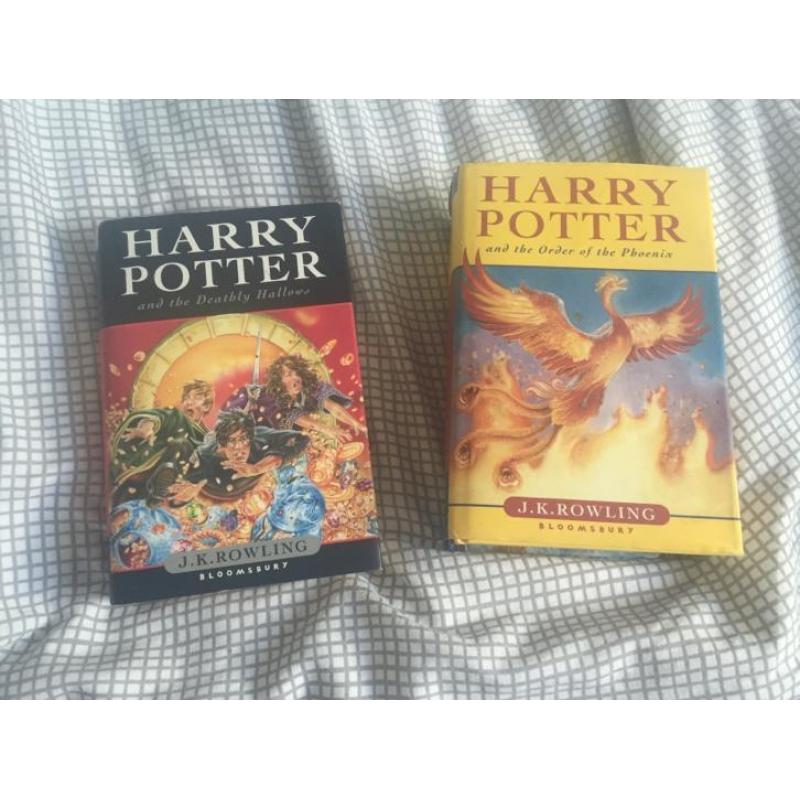 Harry Potter boeken eerste druk