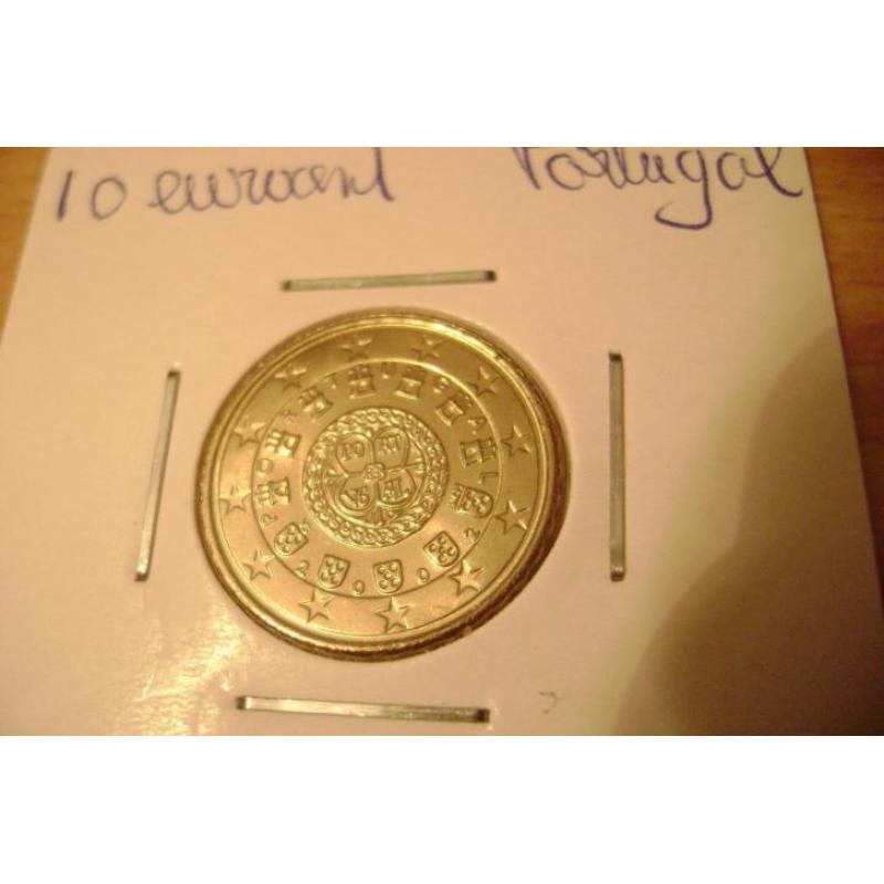 Portugal: een 10 cent 2002 in UNC