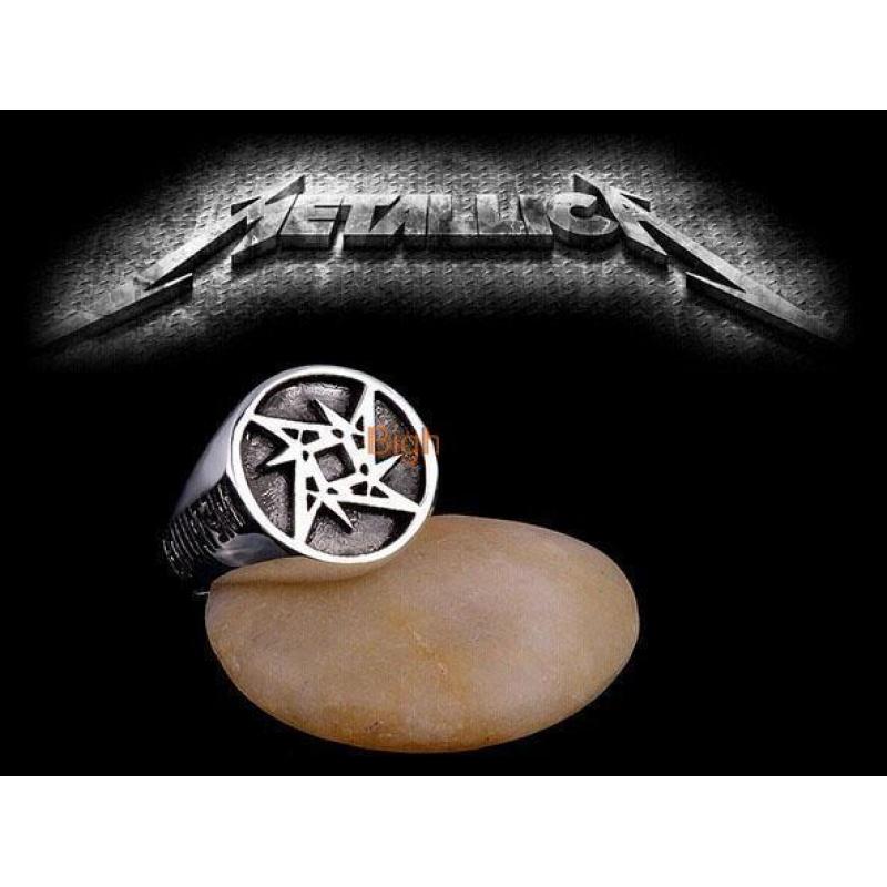 Prachtige Rock Band Metallica Anniversary Dikke Ring