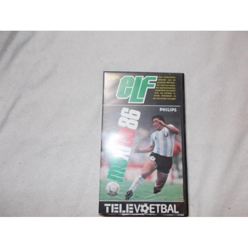 Elf Televoetbal WK Mexico 1986 Videoband Betamax