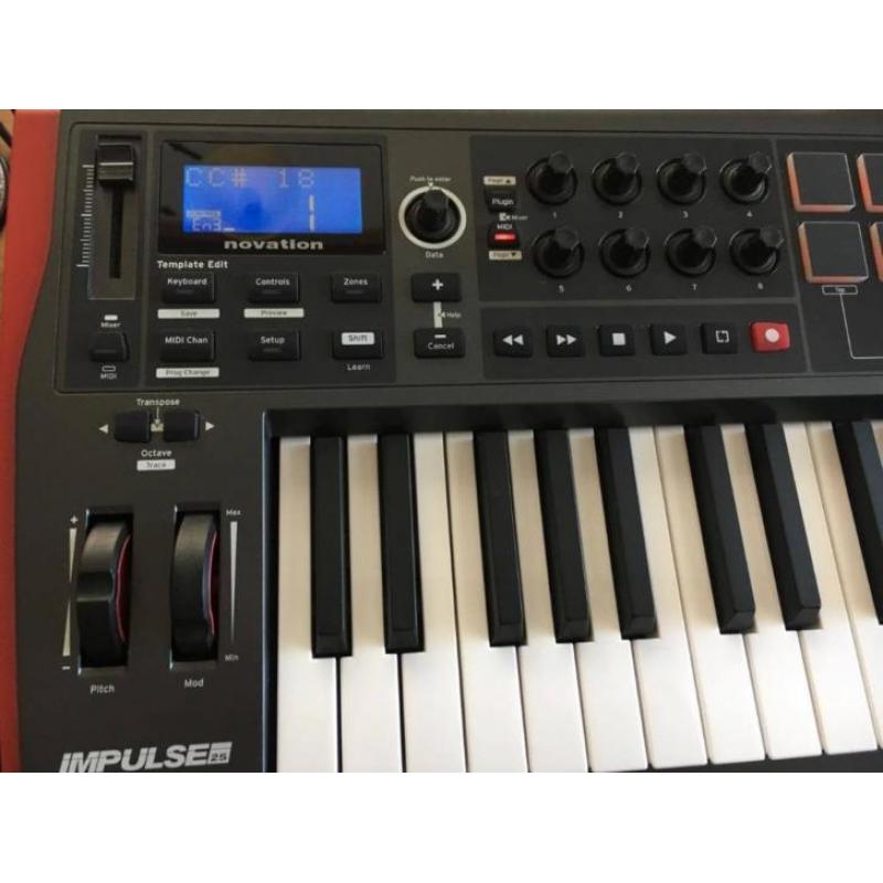 Novation Impulse 25 MIDI Keyboard