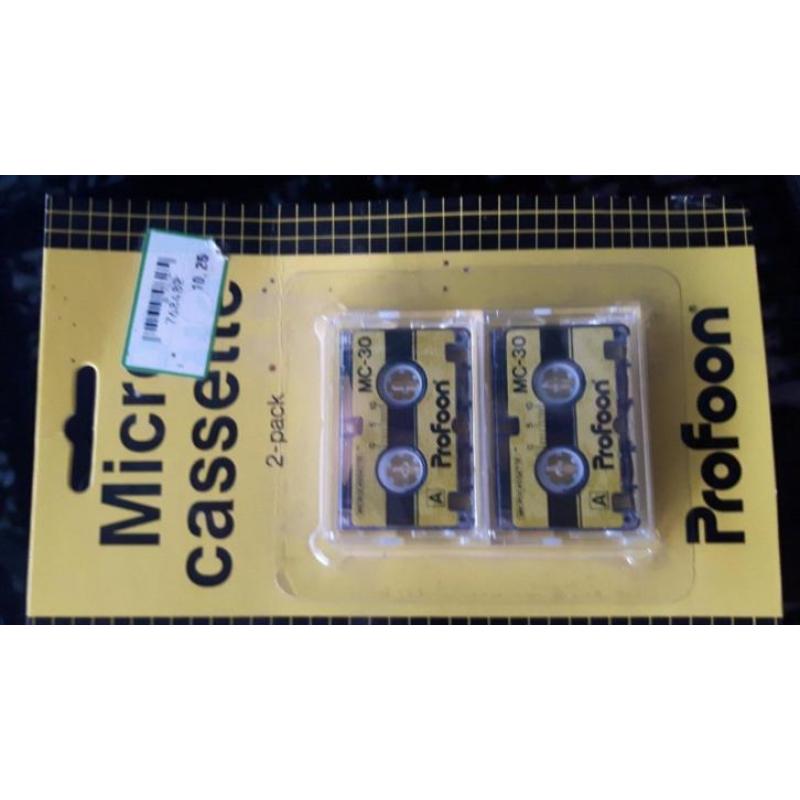 Microcassettes microcassette 2 stuks NIEUW Profoon mc-30