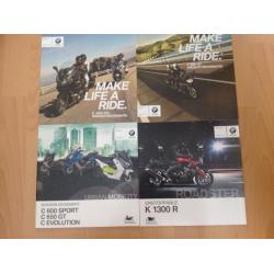 Brochure van BMW motor te koop