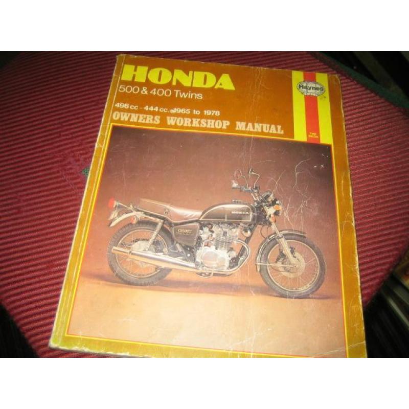 Werkplaatshandboek Honda CB500T 1975 1976