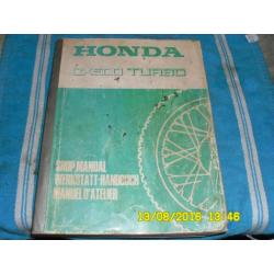 N.O.S Honda werkplaatsboek CX500turbo