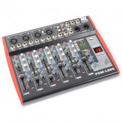 Power Dynamics PDM-L605 Muziek Mixer 6-Kanaals MP3